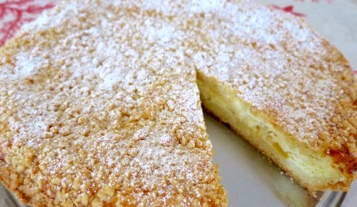 Torta di pane pere e pesche