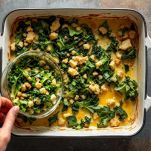 Torta di scarola con ricotta