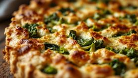 Torta di scarola con ricotta