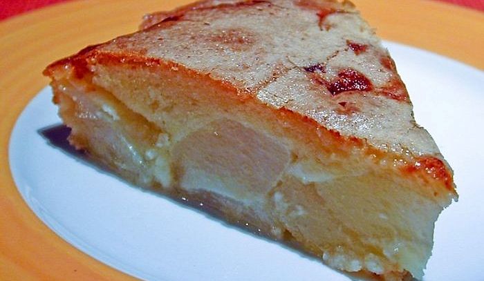 Torta integrale di pere