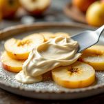 L'unione tra le mele e la crema