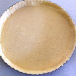 Torta ricciolina con cioccolato e mandorle