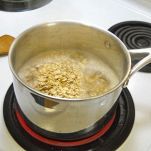 Vellutata di avena alla bottarga