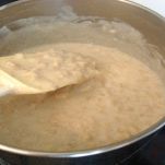 Vellutata di avena alla bottarga