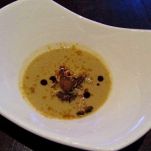 Vellutata di avena alla bottarga