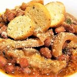 Zuppa di fagioli con cotenne alla marchigiana