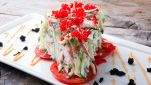 Insalata con polpa di granchio