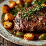 Abbacchio alla romana pronto