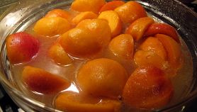 Albicocche in casseruola