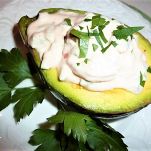 Avocado al gorgonzola