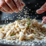 Bianchetti impanati pronti per la frittura.