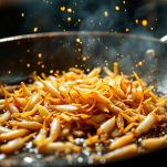 Bianchetti dorati in padella.