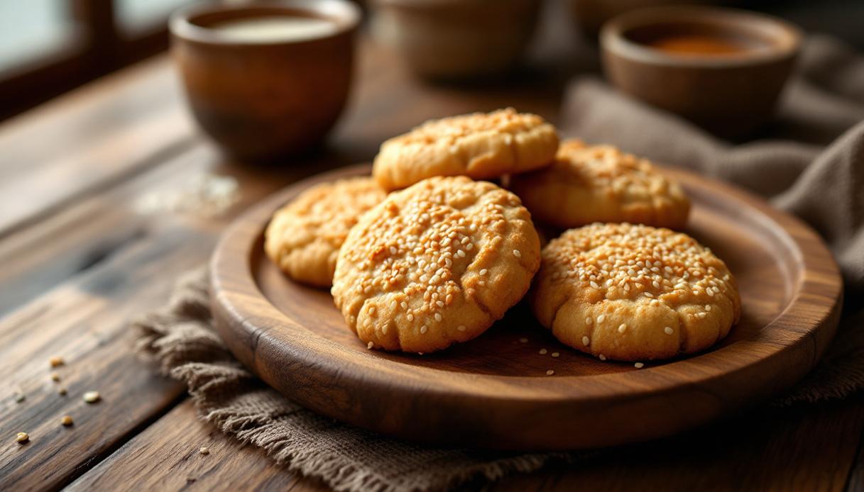 Biscotti al sesamo