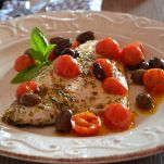 Cernia in umido alla genovese