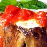 Cestello di melanzane e zucchine