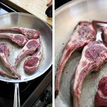 Costolette d’agnello ai pistacchi