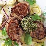 Costolette d’agnello ai pistacchi