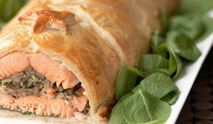 Coulibiac di salmone