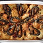 Cozze al forno con patate