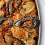 Cozze al forno con patate