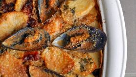 Cozze al forno con patate