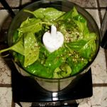 Crespelle al pesto e fagiolini