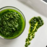 Crespelle al pesto e fagiolini