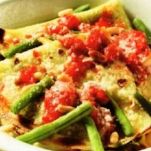 Crespelle al pesto e fagiolini