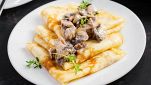 Crespelle ripiene di funghi