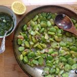 Farfalle con le fave