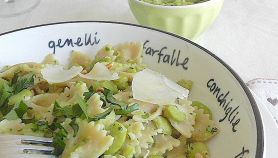 Farfalle con le fave