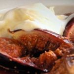 Fichi grigliati al miele con zabaione