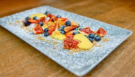Fichi grigliati al miele con zabaione