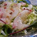 Insalata di agrumi con carpaccio di orata