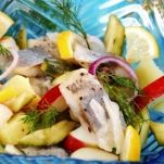 Insalata di aringhe e mele