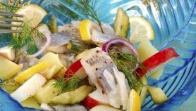 Insalata di aringhe e mele