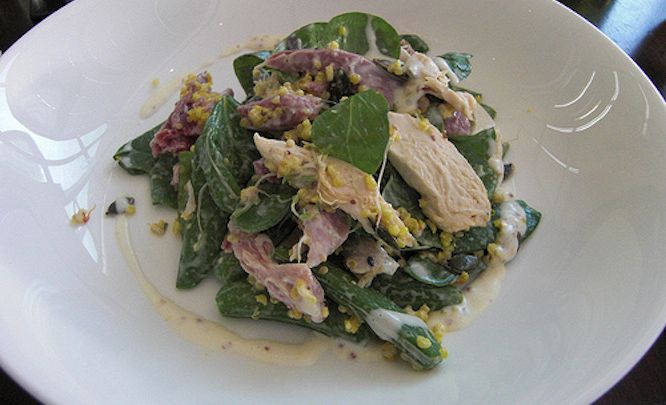 Insalata di pollo alla menta