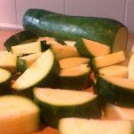 Insalata di zucchine e melone