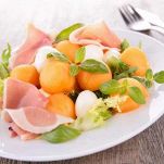 Insalata di zucchine e melone