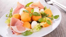 Insalata di zucchine e melone