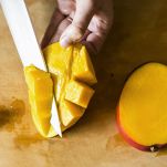 Insalatina di mango e misticanza