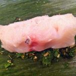 Involtino di branzino con asparagi