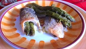 Involtini di branzino e asparagi