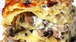 Lasagne al tartufo e funghi porcini