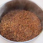 Merluzzo con lenticchie rosse piccanti