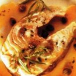 Merluzzo con salsa ai capperi