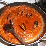 Minestra di cozze speziata