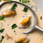 Minestra di cozze speziata