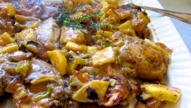 Pollo alle mele e senape