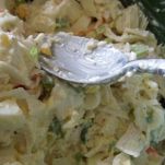 Polpa di granchio con avocado e gamberi